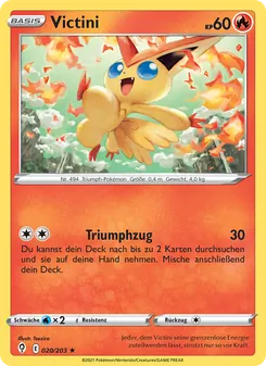 Karte Victini aus Drachenwandel, Nummer 20/203