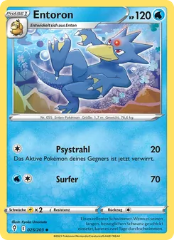 Karte Entoron aus Drachenwandel, Nummer 25/203