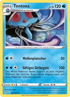 Karte Tentoxa aus Drachenwandel, Nummer 27/203
