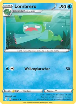 Karte Lombrero aus Drachenwandel, Nummer 33/203