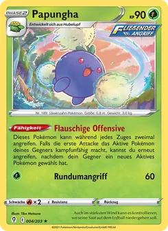 Karte Papungha aus Drachenwandel, Nummer 4/203