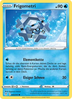 Karte Frigometri aus Drachenwandel, Nummer 43/203