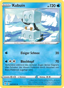 Karte Kubuin aus Drachenwandel, Nummer 47/203