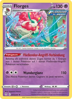 Karte Florges aus Drachenwandel, Nummer 73/203