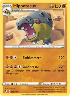 Karte Hippoterus aus Drachenwandel, Nummer 85/203
