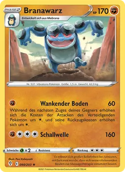 Karte Branawarz aus Drachenwandel, Nummer 90/203
