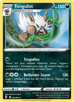 Karte Tengulist aus Drachenwandel, Nummer 97/203