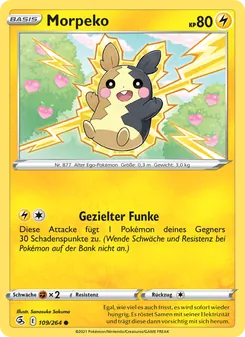Karte Morpeko aus Fusionsangriff, Nummer 109/264