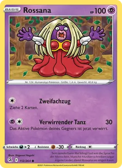 Karte Rossana aus Fusionsangriff, Nummer 112/264