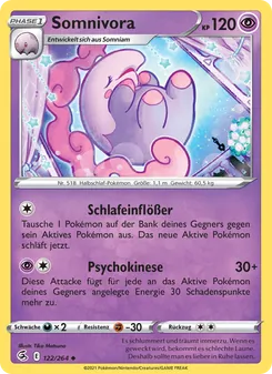 Karte Somnivora aus Fusionsangriff, Nummer 122/264