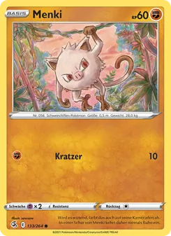Karte Menki aus Fusionsangriff, Nummer 133/264