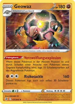 Karte Geowaz aus Fusionsangriff, Nummer 137/264