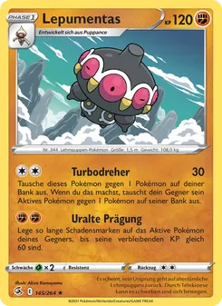 Karte Lepumentas aus Fusionsangriff, Nummer 145/264