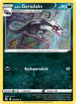 Karte Galar-Geradaks aus Fusionsangriff, Nummer 160/264
