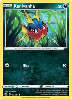 Karte Kanivanha aus Fusionsangriff, Nummer 162/264