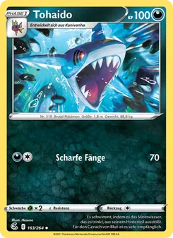 Karte Tohaido aus Fusionsangriff, Nummer 163/264