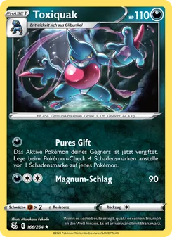 Karte Toxiquak aus Fusionsangriff, Nummer 166/264