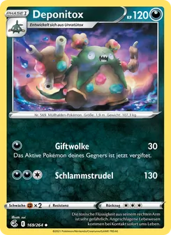 Karte Deponitox aus Fusionsangriff, Nummer 169/264
