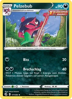 Karte Pelzebub aus Fusionsangriff, Nummer 177/264