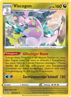 Karte Viscogon aus Fusionsangriff, Nummer 197/264