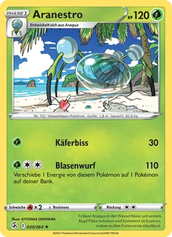 Karte Aranestro aus Fusionsangriff, Nummer 20/264