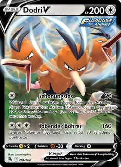 Karte Dodri V aus Fusionsangriff, Nummer 201/264