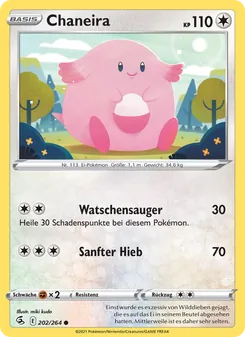 Karte Chaneira aus Fusionsangriff, Nummer 202/264
