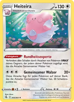 Karte Heiteira aus Fusionsangriff, Nummer 203/264