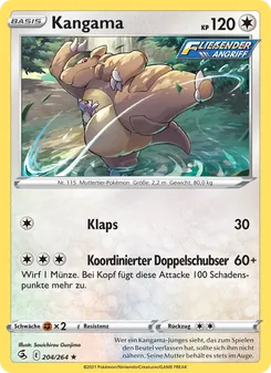 Karte Kangama aus Fusionsangriff, Nummer 204/264