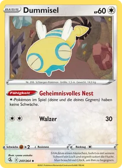Karte Dummisel aus Fusionsangriff, Nummer 207/264
