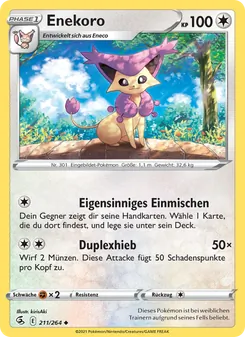Karte Enekoro aus Fusionsangriff, Nummer 211/264