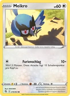 Karte Meikro aus Fusionsangriff, Nummer 219/264