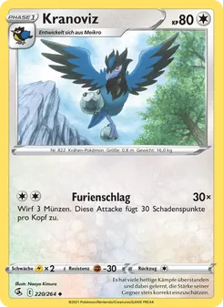 Karte Kranoviz aus Fusionsangriff, Nummer 220/264