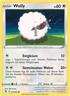 Karte Wolly aus Fusionsangriff, Nummer 221/264