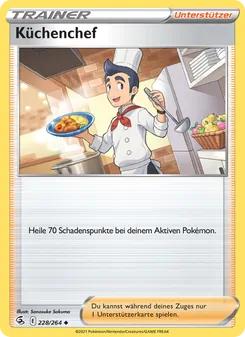 Karte Küchenchef aus Fusionsangriff, Nummer 228/264
