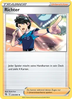 Karte Richter aus Fusionsangriff, Nummer 235/264