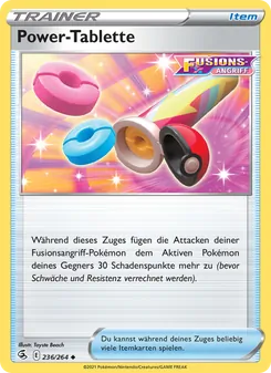 Karte Power-Tablette aus Fusionsangriff, Nummer 236/264