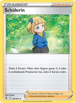 Karte Schülerin aus Fusionsangriff, Nummer 239/264