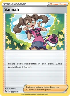 Karte Sannah aus Fusionsangriff, Nummer 240/264