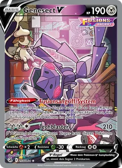 Karte Genesect V aus Fusionsangriff, Nummer 255/264