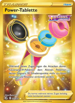 Karte Power-Tablette aus Fusionsangriff, Nummer 281/264