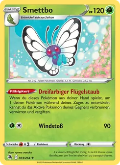 Karte Smettbo aus Fusionsangriff, Nummer 3/264