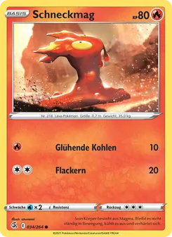 Karte Schneckmag aus Fusionsangriff, Nummer 34/264
