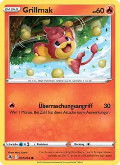 Karte Grillmak aus Fusionsangriff, Nummer 37/264