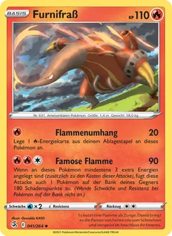 Karte Furnifraß aus Fusionsangriff, Nummer 41/264