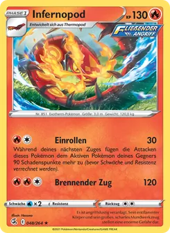 Karte Infernopod aus Fusionsangriff, Nummer 48/264