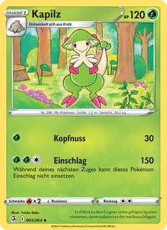 Karte Kapilz aus Fusionsangriff, Nummer 5/264
