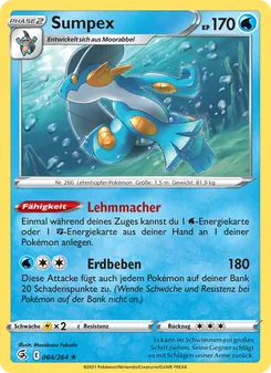 Karte Sumpex aus Fusionsangriff, Nummer 64/264