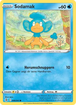 Karte Sodamak aus Fusionsangriff, Nummer 68/264