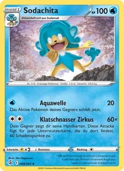 Karte Sodachita aus Fusionsangriff, Nummer 69/264